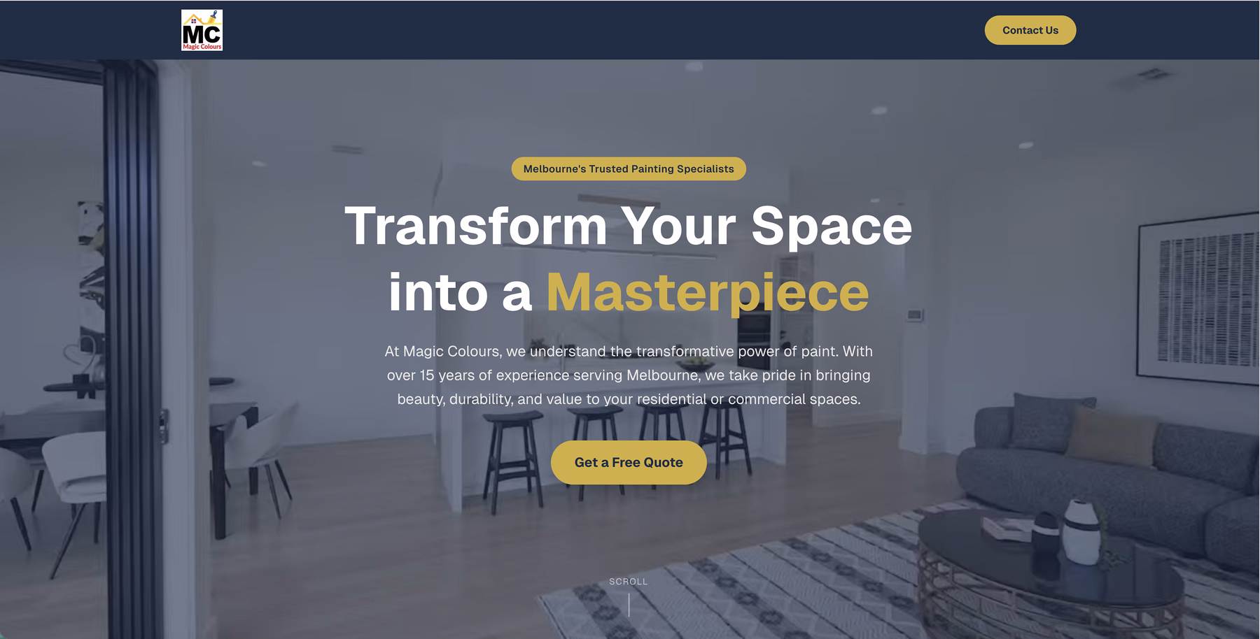 Magic Colours website preview